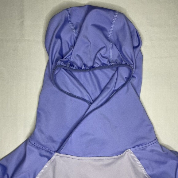 Patagonia Girl’s 10 / Medium Capilene Silkweight Hoodie Base Layer Lavender - Picture 3 of 9